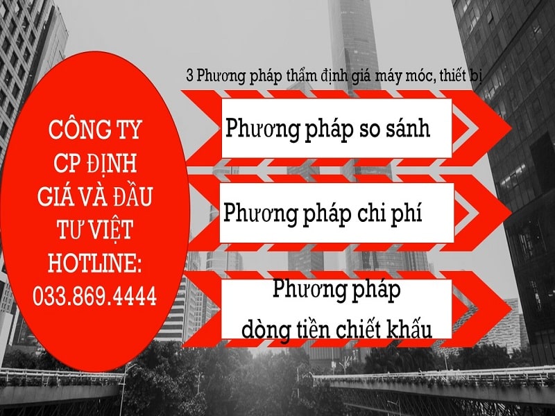 3 phương pháp thẩm định giá máy móc thiết bị