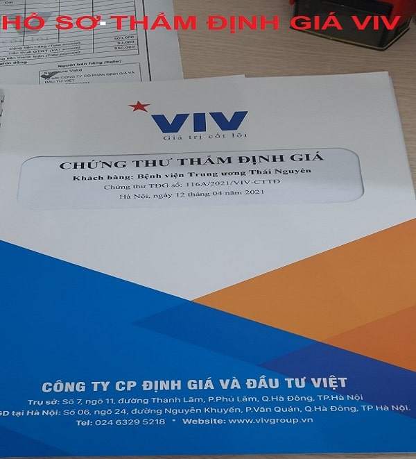 VIV cung cấp dịch vụ thẩm định giá thiết bị y tế năm 2021